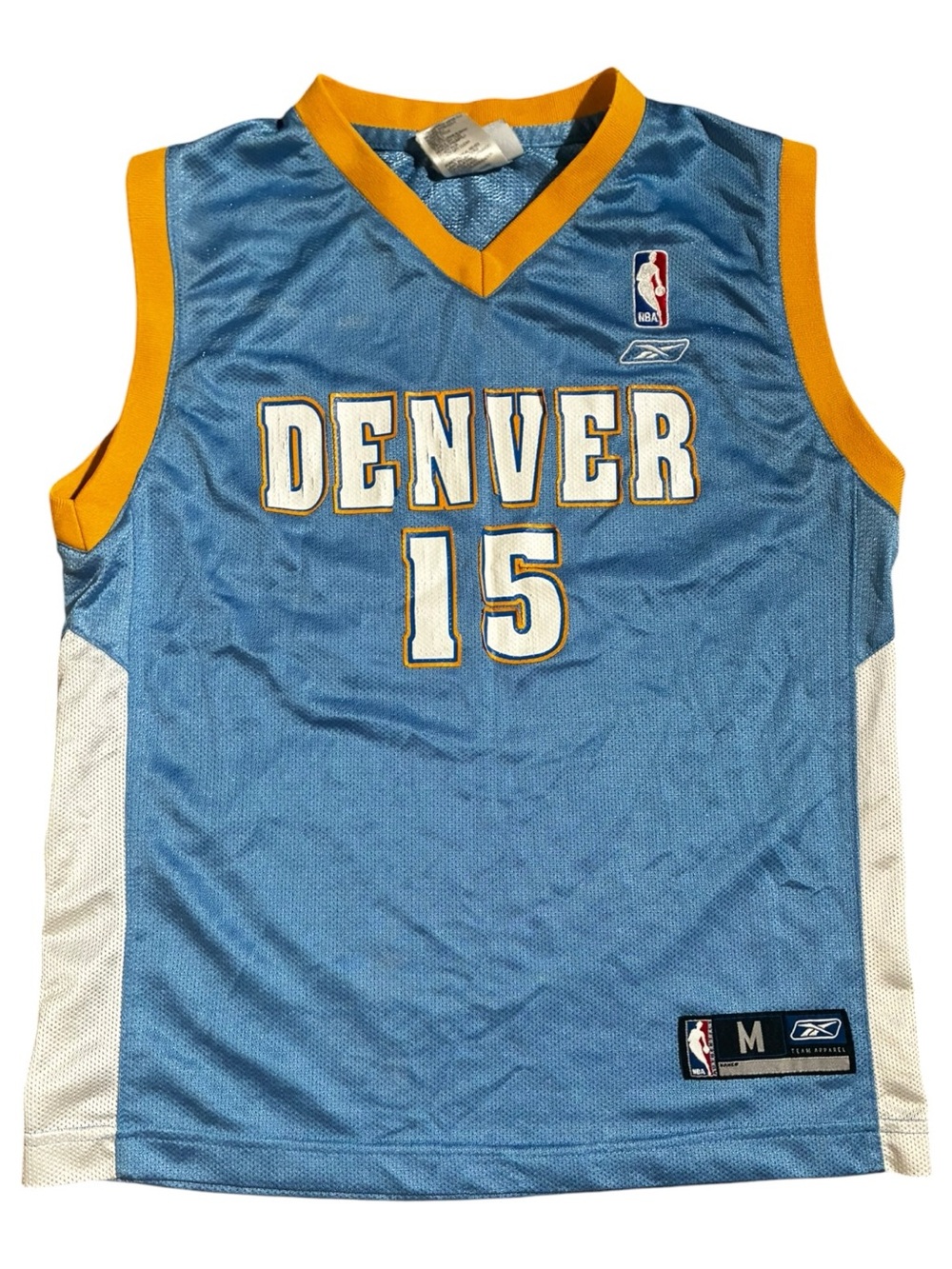 Carmelo Anthony Denver Nuggets #15 Jersey Youth Blue